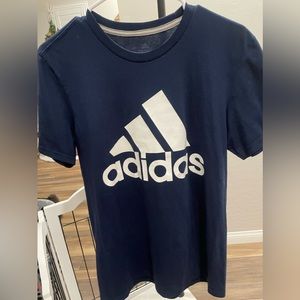 MENS navy blue size small adidas shirt